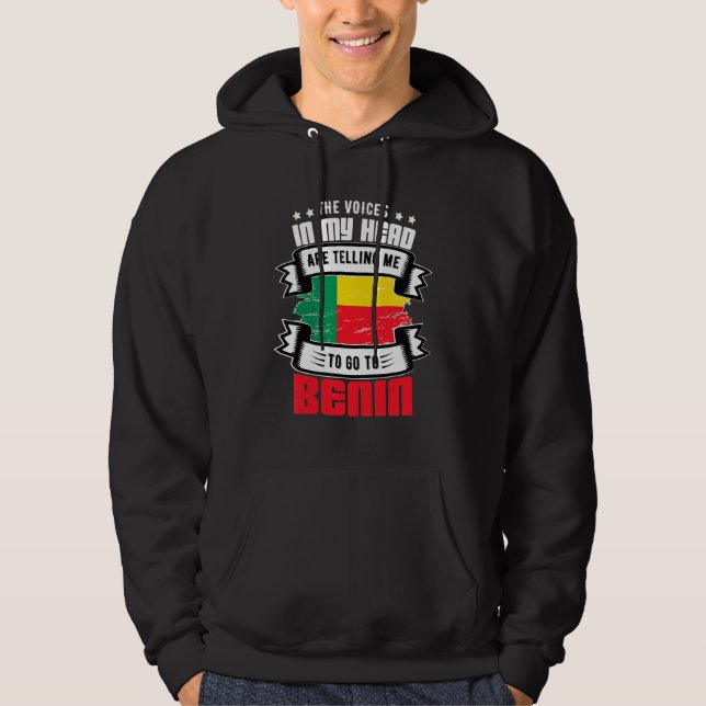 Benin I Mitt Huvud Hoodie (Framsida)