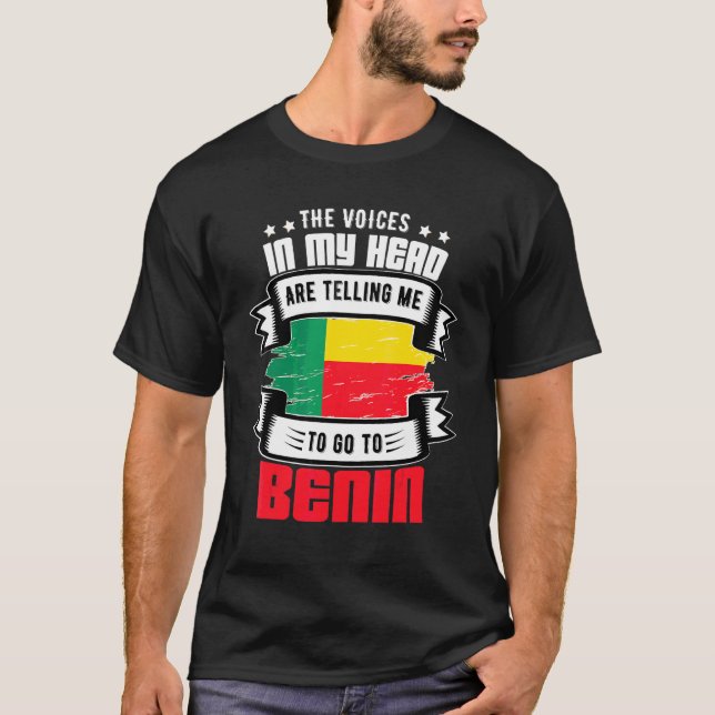 Benin I Mitt Huvud T Shirt (Framsida)