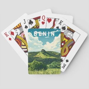 Benin Illustration Travel Art-Vintage Casinokort