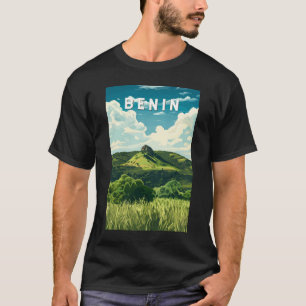 Benin Illustration Travel Art-Vintage T Shirt