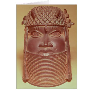 Benin maskerar hälsningskort