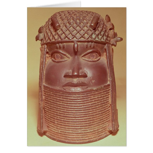 Benin maskerar hälsningskort (Framsidan)