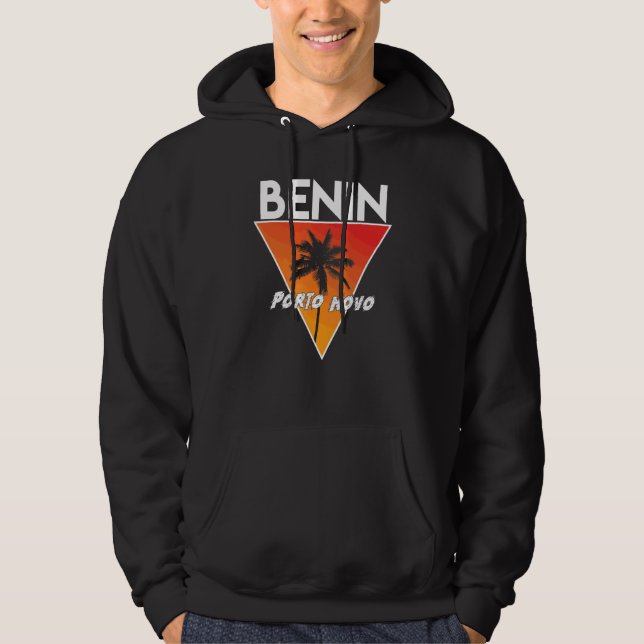 Benin Med Soliga Färger Hoodie (Framsida)