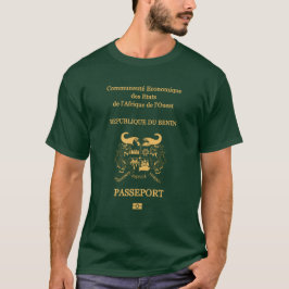 Benin passport t shirt
