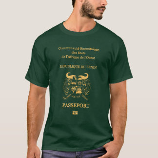 Benin passport t shirt