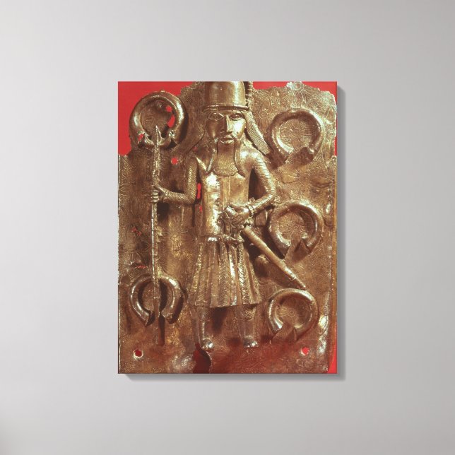 Benin plaque canvastryck (Framsida)