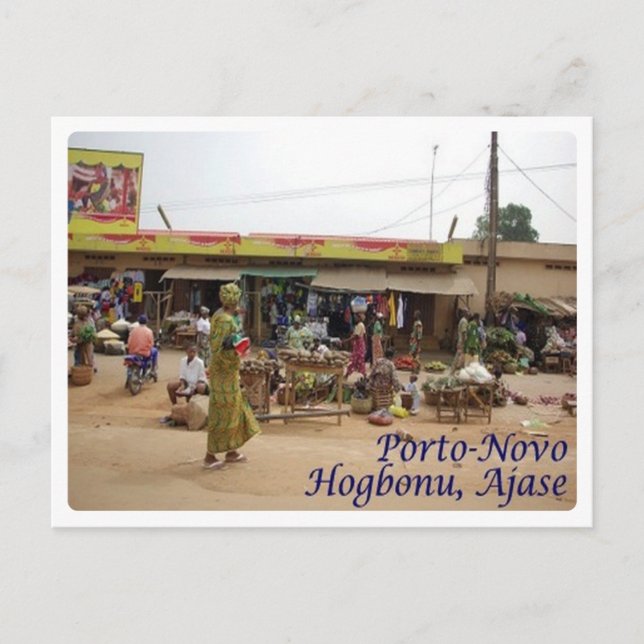 Benin - Porto Novo - Hogbonu - Ajase - Vykort (Framsida)