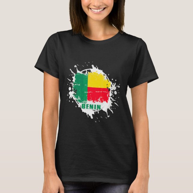 Benin Stänk T Shirt (Framsida)