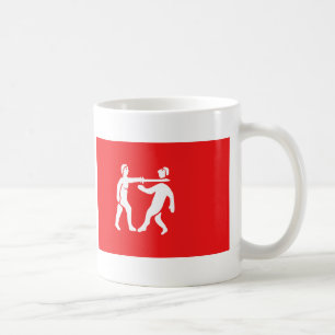 Benin väldeflagga kaffemugg