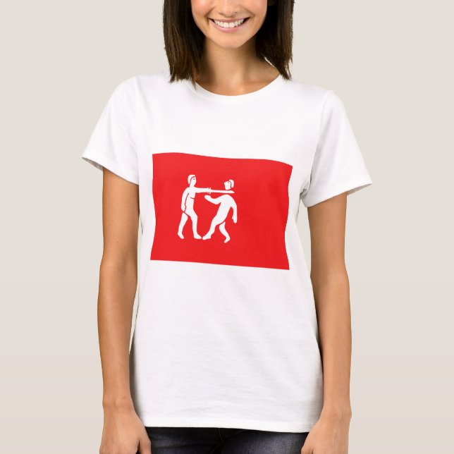 Benin väldeflagga tee shirt (Framsida)
