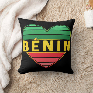 Beninese Heart, jag Kärlek Benin Kudde
