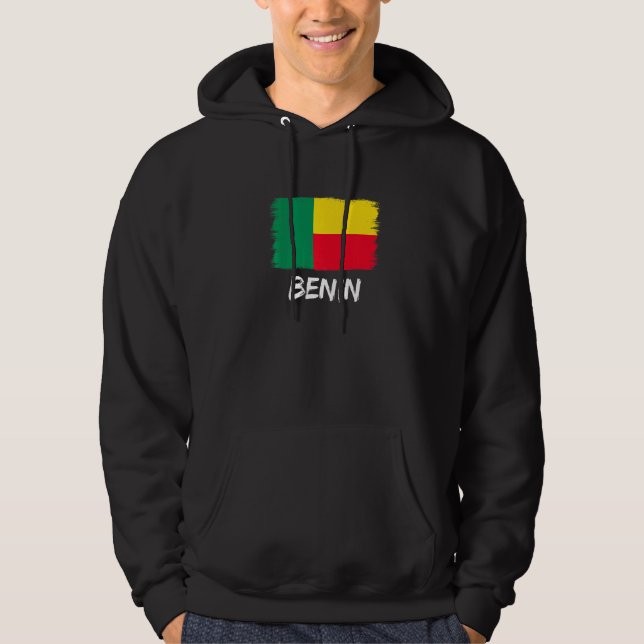 Beninska flaggan Benin Hoodie (Framsida)