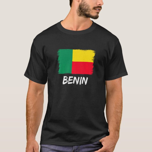 Beninska flaggan Benin T Shirt (Framsida)
