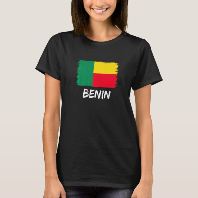 Beninska flaggan Benin T Shirt (Framsida)