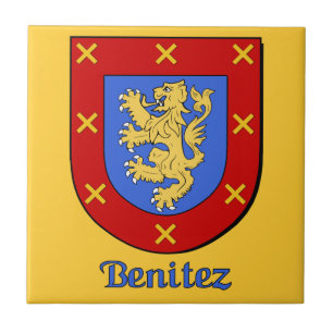 Benitez Family Shield Kakelplatta