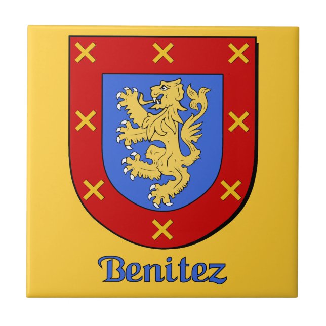 Benitez Family Shield Kakelplatta (Framsidan)