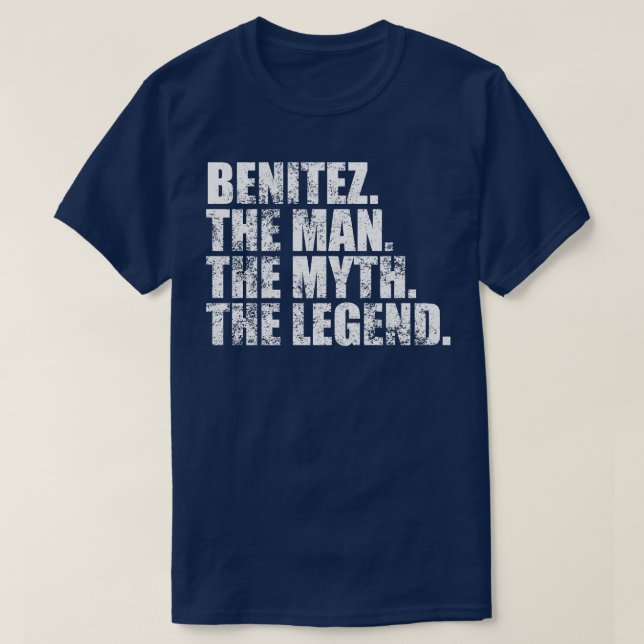 BenitezBenitez Family namn Benitez efternamn Benit T Shirt (Design framsida)