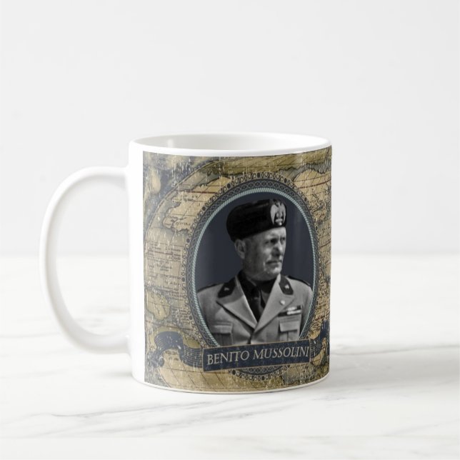 Benito Mussolini historisk mugg (Vänster)