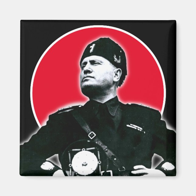 Benito Mussolini Magnet (Framsidan)