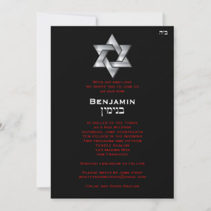 Benjamin-Anpassningsbar Inbjudningar