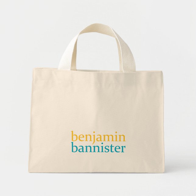 benjamin banister Tiny Tote Mini Tygkasse (Framsidan)