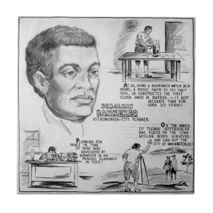 Benjamin Banneker: Black Scientist & Revolutionary Kakelplatta