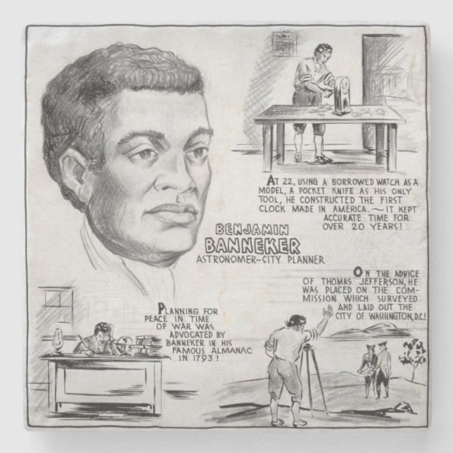 Benjamin Banneker: Black Scientist & Revolutionary Stenunderlägg (Framsidan)