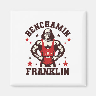 Benjamin Benchamin Franklin Bänkpress Bodybuildi Magnet