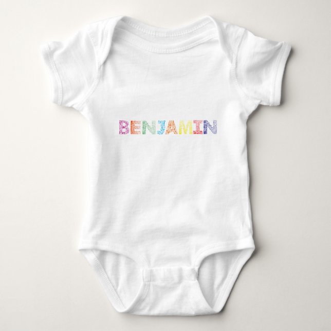 Benjamin brevnamn t shirt (Framsida)