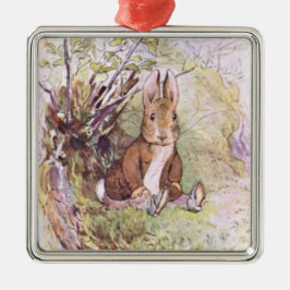 Benjamin Bunny (av Beatrix Potter) Julgransprydnad Metall