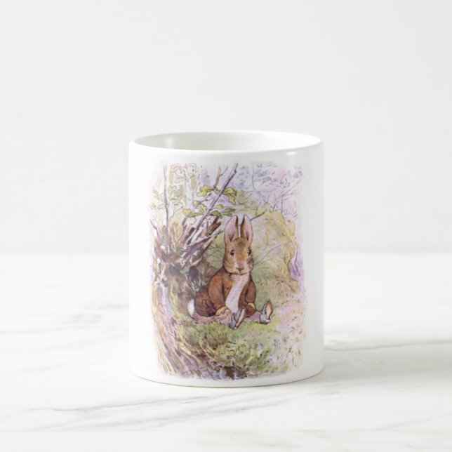 Benjamin Bunny (av Beatrix Potter) Kaffemugg (Center)