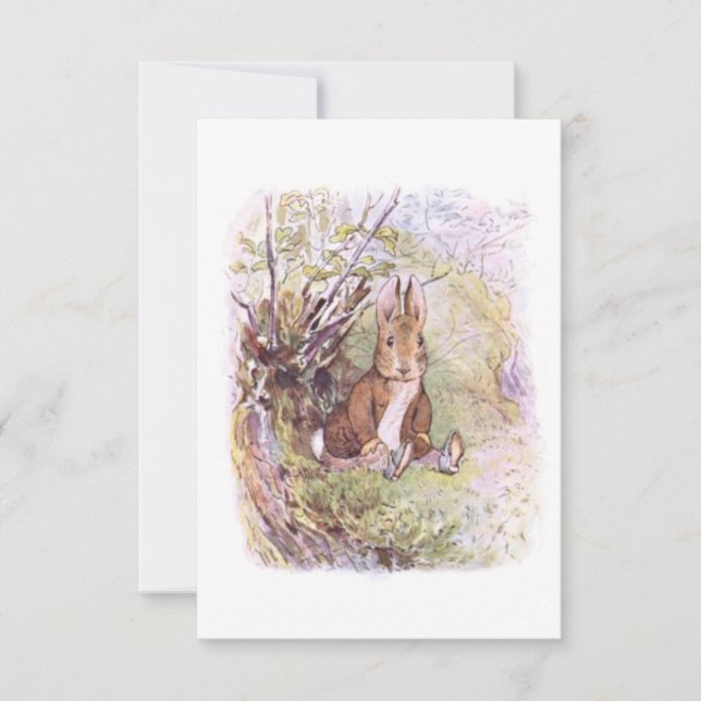 Benjamin Bunny (av Beatrix Potter) Kort (Framsida)