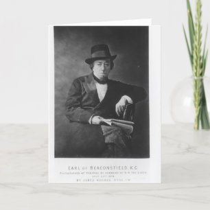 Benjamin Disraeli, 1st Earl av Beaconsfield Kort