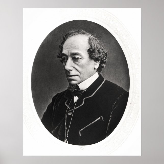 Benjamin Disraeli c.1874 Poster (Framsidan)