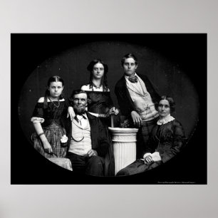 Benjamin familjDaguerreotype 1852 Poster