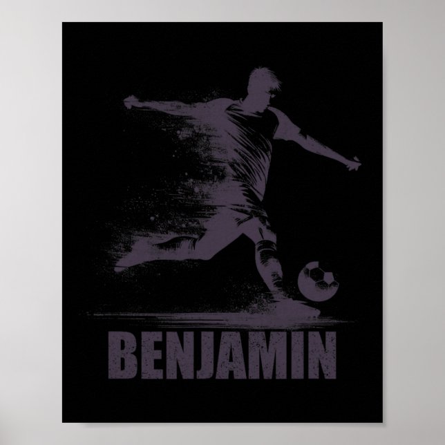 Benjamin Fotbollspojkar Personlig Förnamn Benja Poster (Framsidan)