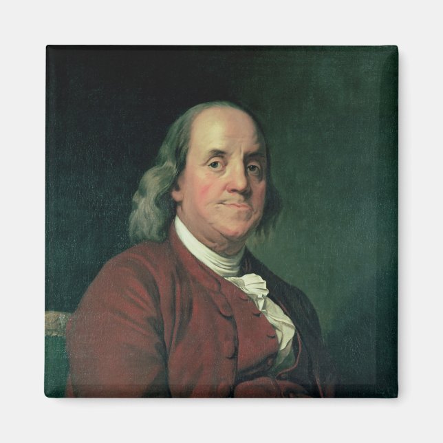 Benjamin Franklin, 1782 Magnet (Framsidan)