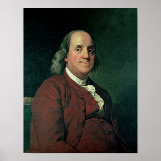 Benjamin Franklin, 1782 Poster (Framsidan)