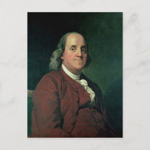 Benjamin Franklin, 1782 Vykort