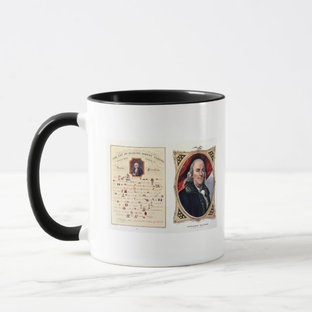 Benjamin Franklin 1847 Mugg (Vänster)