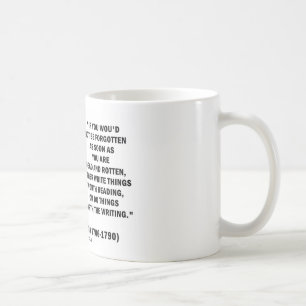 Benjamin Franklin att inte vara glömd läs- Kaffemugg