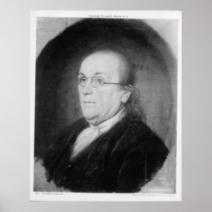 BENJAMIN FRANKLIN av Charles Willson Peale Poster
