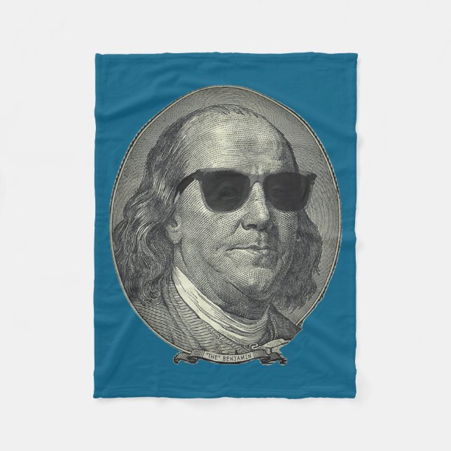 Benjamin Franklin Benjamin Det handlar om allt  Fleecefilt (Framsidan)