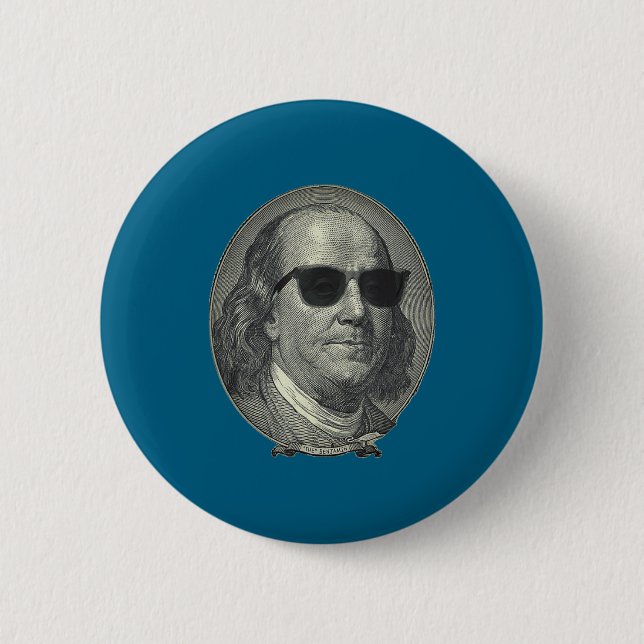 Benjamin Franklin Benjamin Det handlar om Knapp (Framsida)