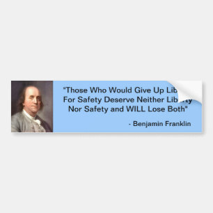 Benjamin Franklin Bildekal