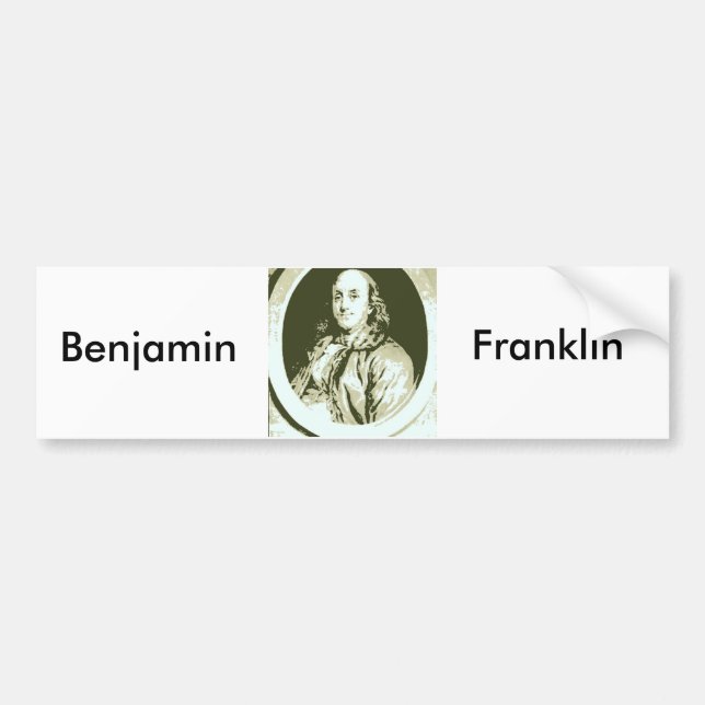 Benjamin Franklin Bildekal (Framsidan)