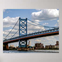 Benjamin Franklin Bridge, Philadelphia, PA Poster