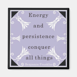Benjamin Franklin citationsteckenmagnet Magnet