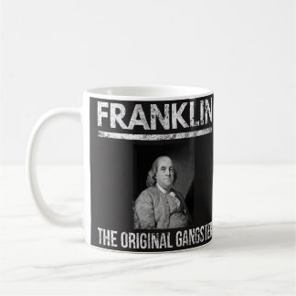 Benjamin Franklin citationsteckenmugg - original- Kaffemugg