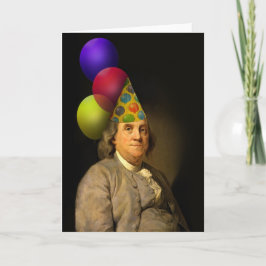 Benjamin Franklin Grattis på födelsedagen Kort